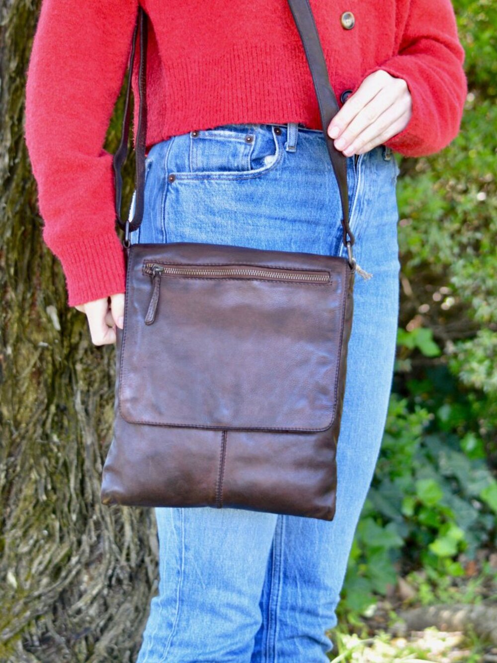 Gianni Conti - Italian Leather Crossbody, Men's Bag, Made in Italy